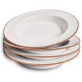 Ceramic Wide Rimmed Soup Bowl 25oz Set of 4 V55067