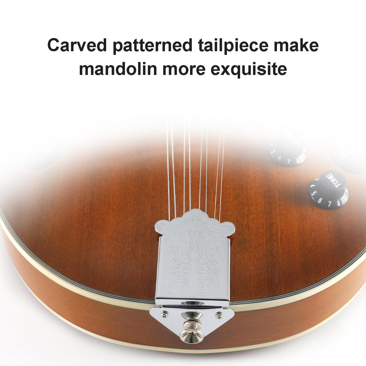 8 String Acoustic-Electric Mandolin Instrument with Pickup M806