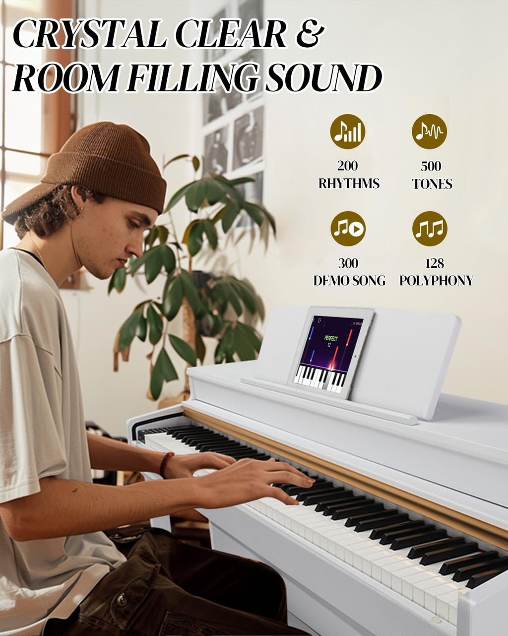 88 Key Weighted Digital Piano Keyboard L433851