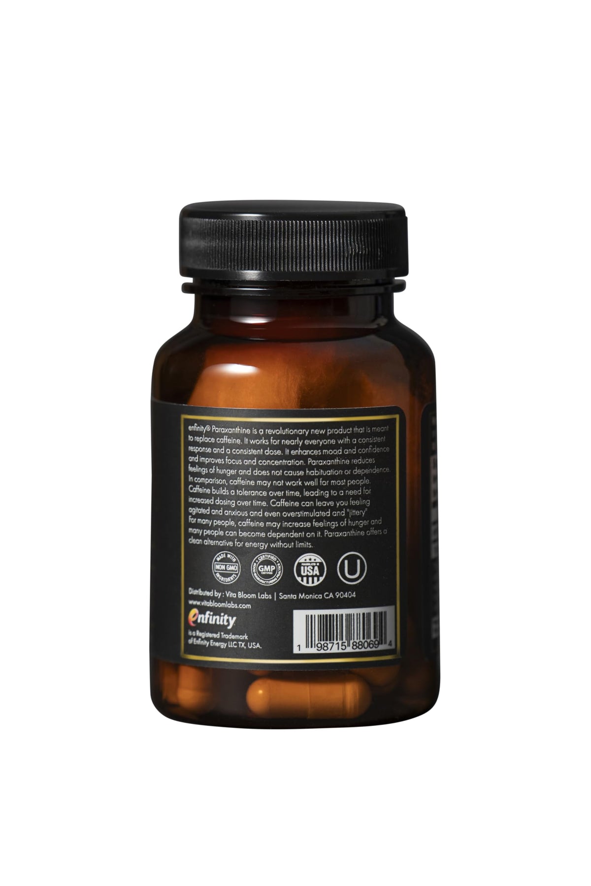 200 mg Paraxanthine Capsules A16684