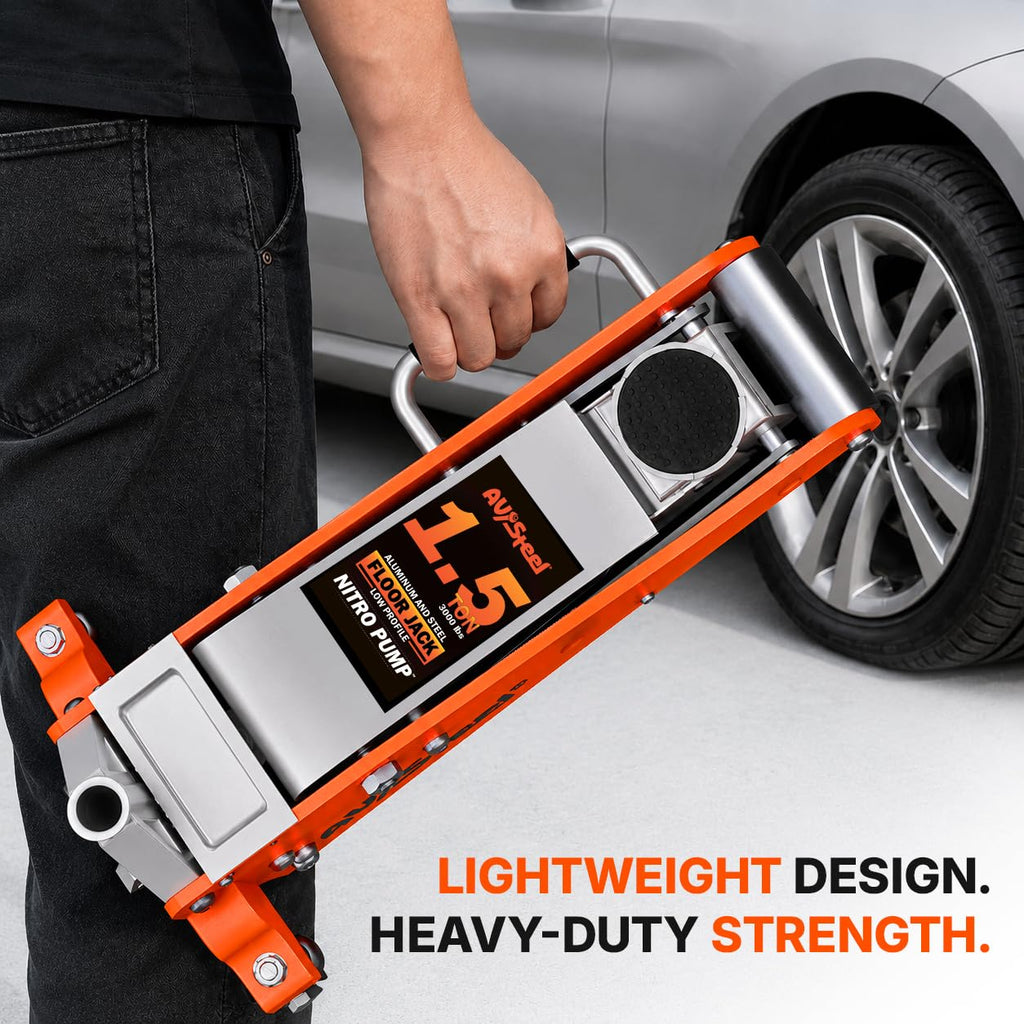 1.5 Ton Aluminum Steel Low Profile Hydraulic Floor Jack H53118