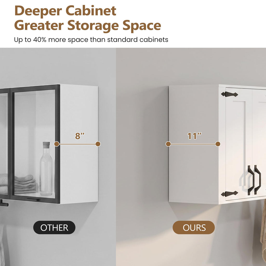 Wall Mounted Laundry Room Cabinet Set K462