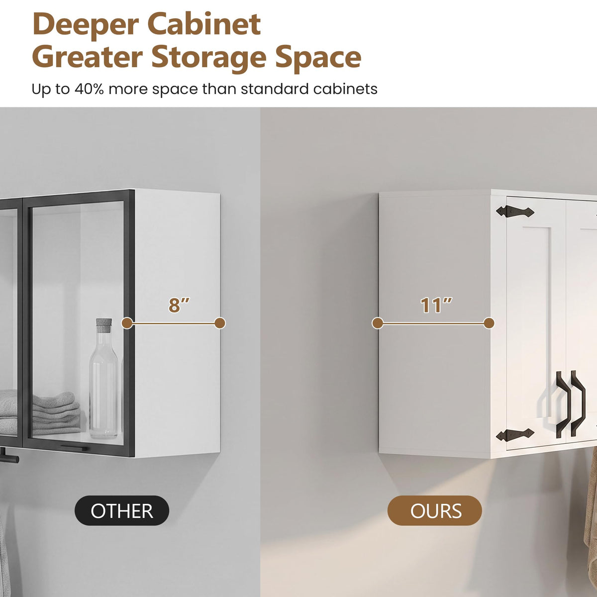 Wall Mounted Laundry Room Cabinet Set K462
