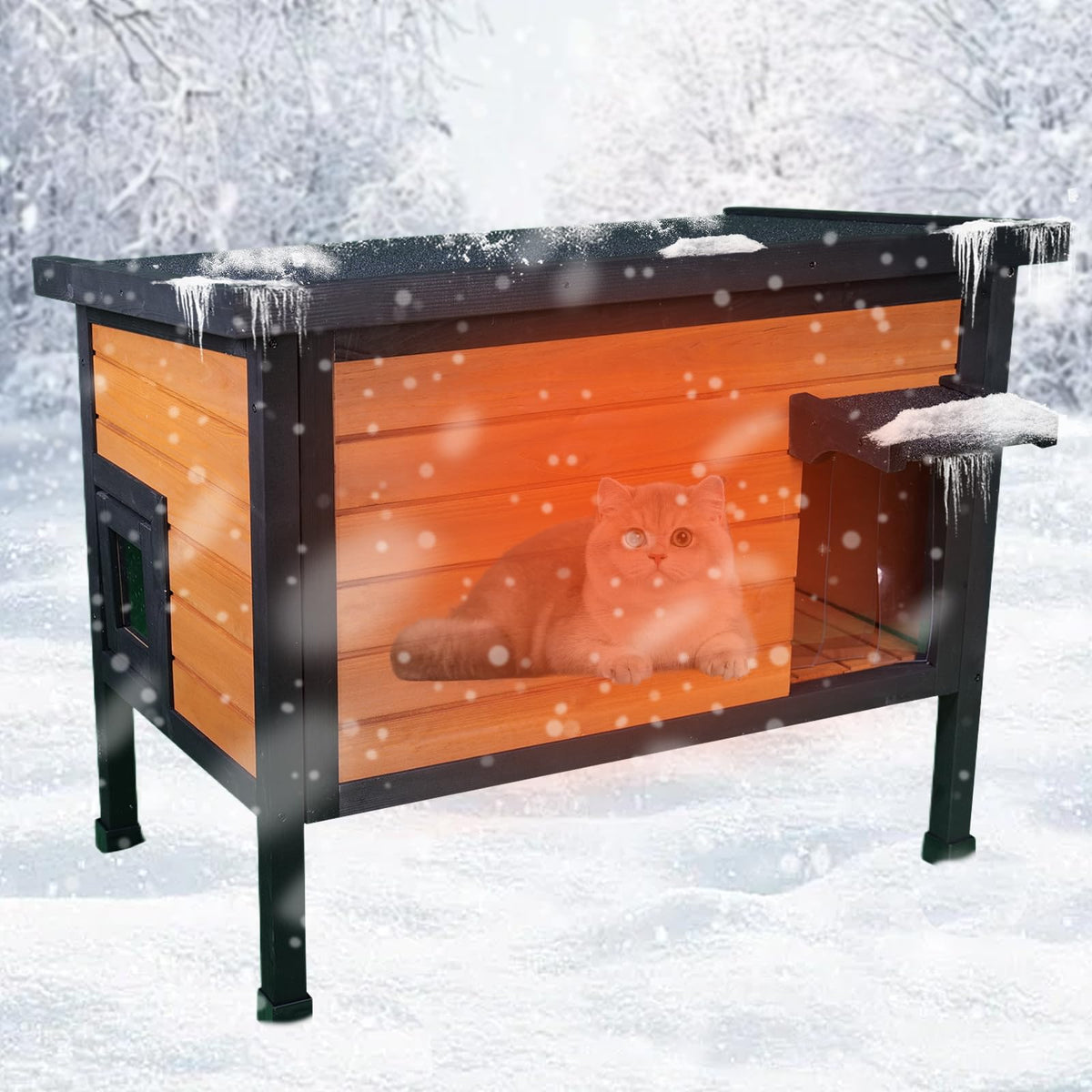 Outdoor Insulated Cat House Z4129