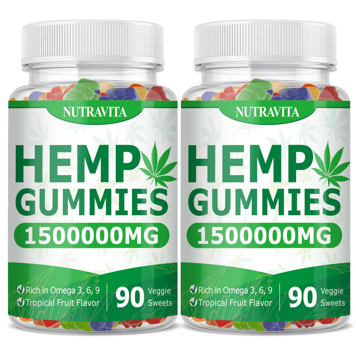 Fruit Hemp Gummies 180 Gummies T4325