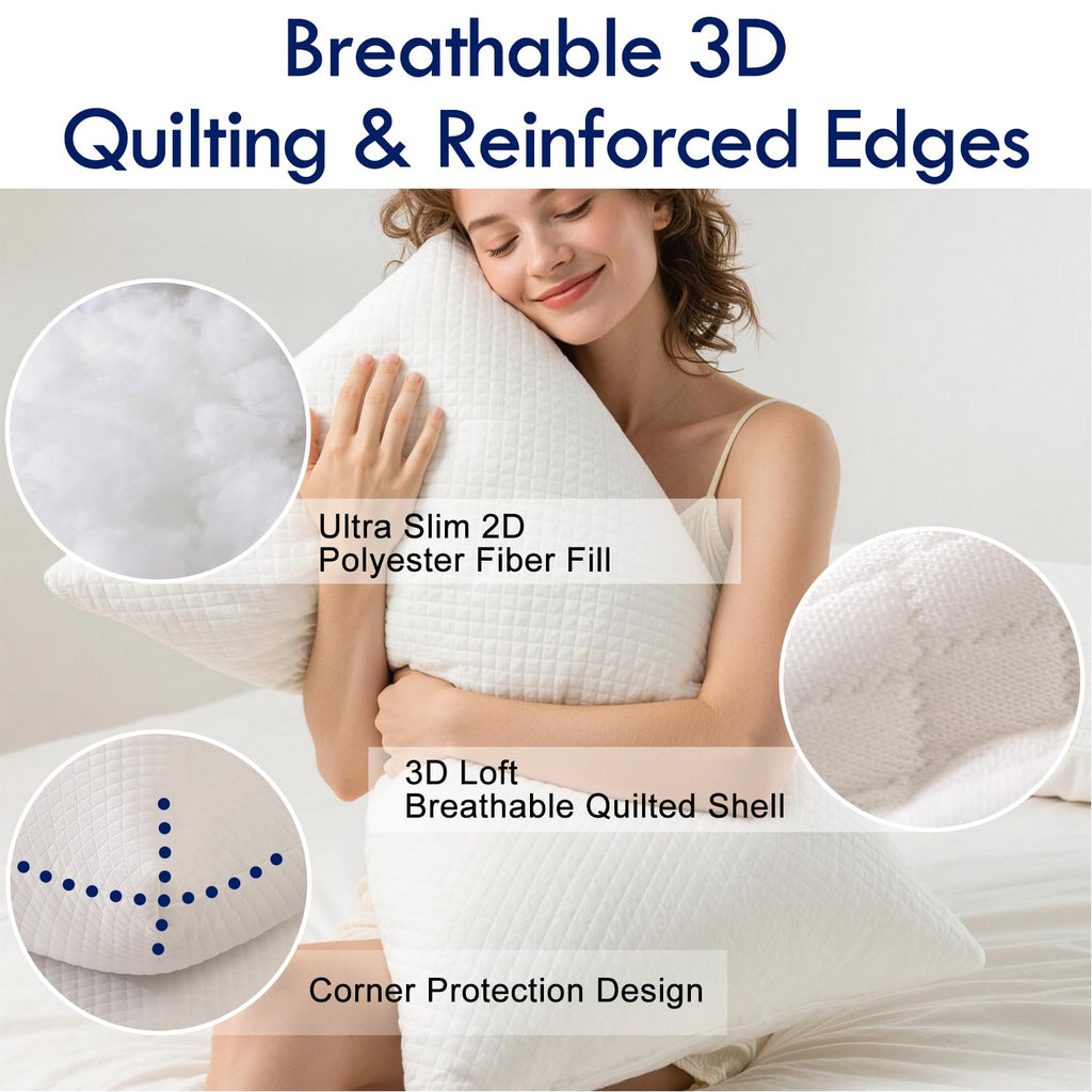King Size Down Alternative Pillows Set of 2 U18604