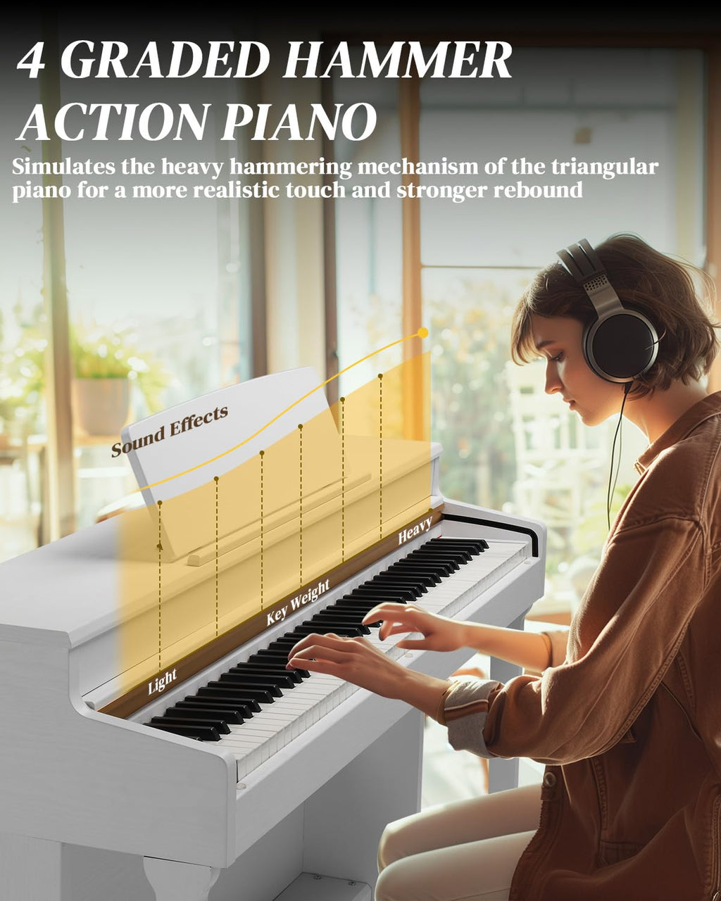 88 Key Weighted Digital Piano Keyboard L433851