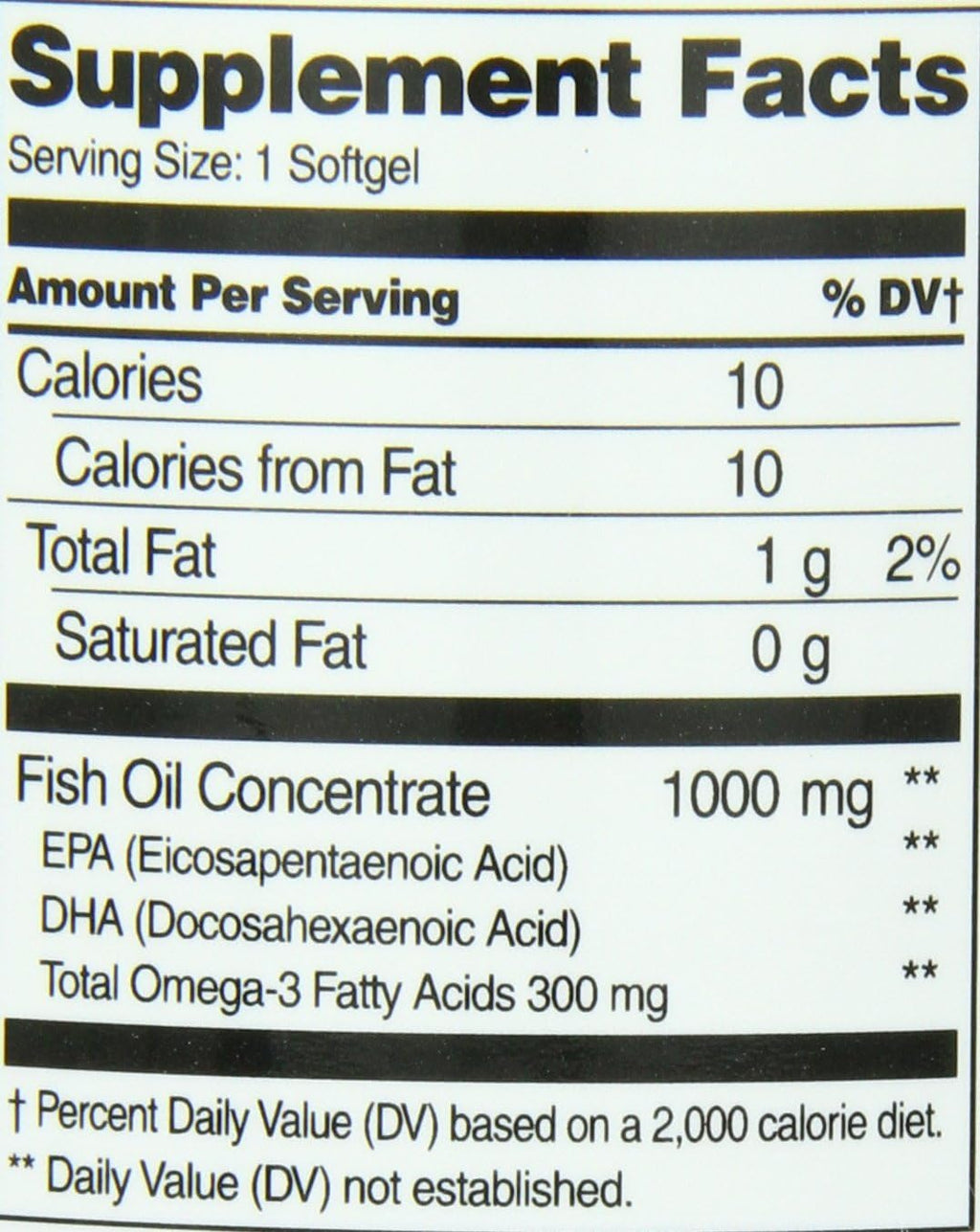 Fish Oil 1000 Mg Enteric Coated Softgels Q571431