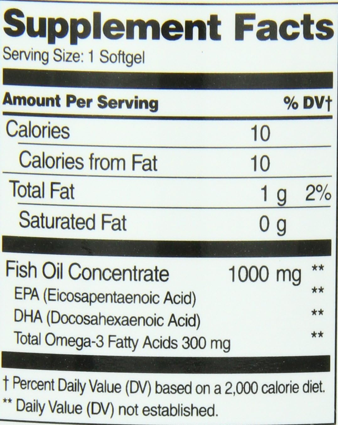 Fish Oil 1000 Mg Enteric Coated Softgels Q571431