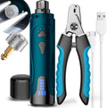 Super Quiet Dog Nail Grinder & Clippers Kit with 2 LED Lights C987