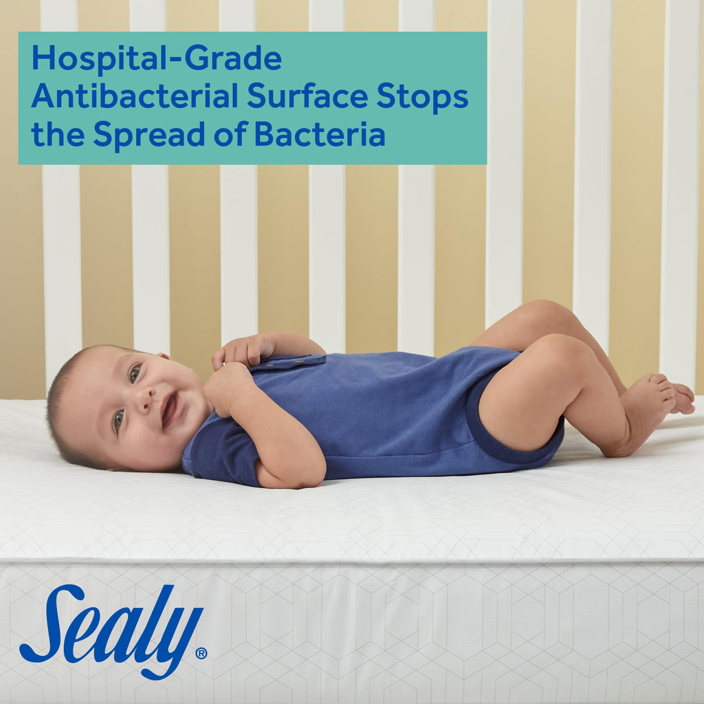 Infant & Toddler Crib Mattress, 204 Coils, Waterproof Breathable I441