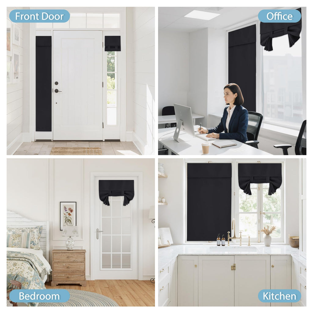 Blackout French Door Curtain 1 Panel X61736