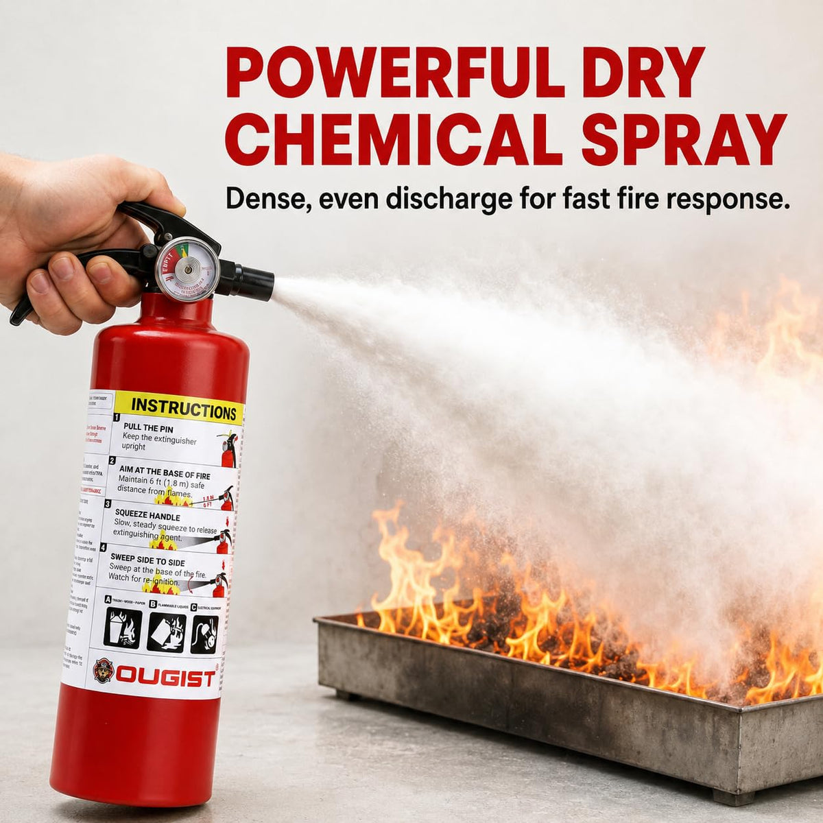 2.5 lb Dry Chemical ABC Fire Extinguisher X3727