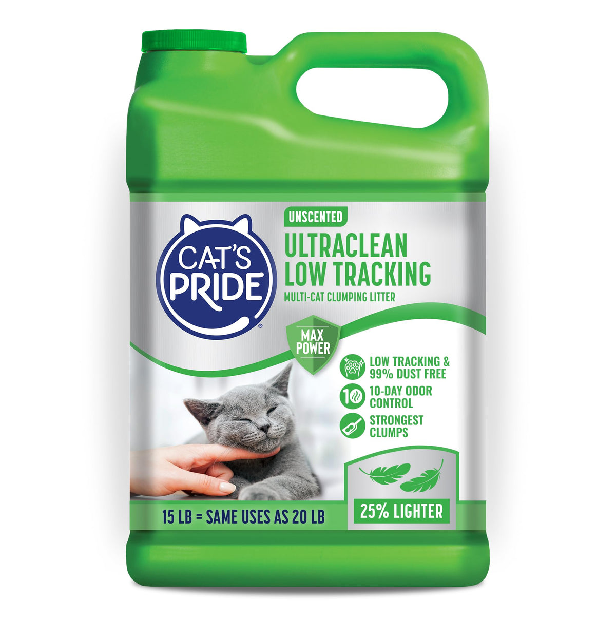 Unscented Clumping Litter 15lb D7261