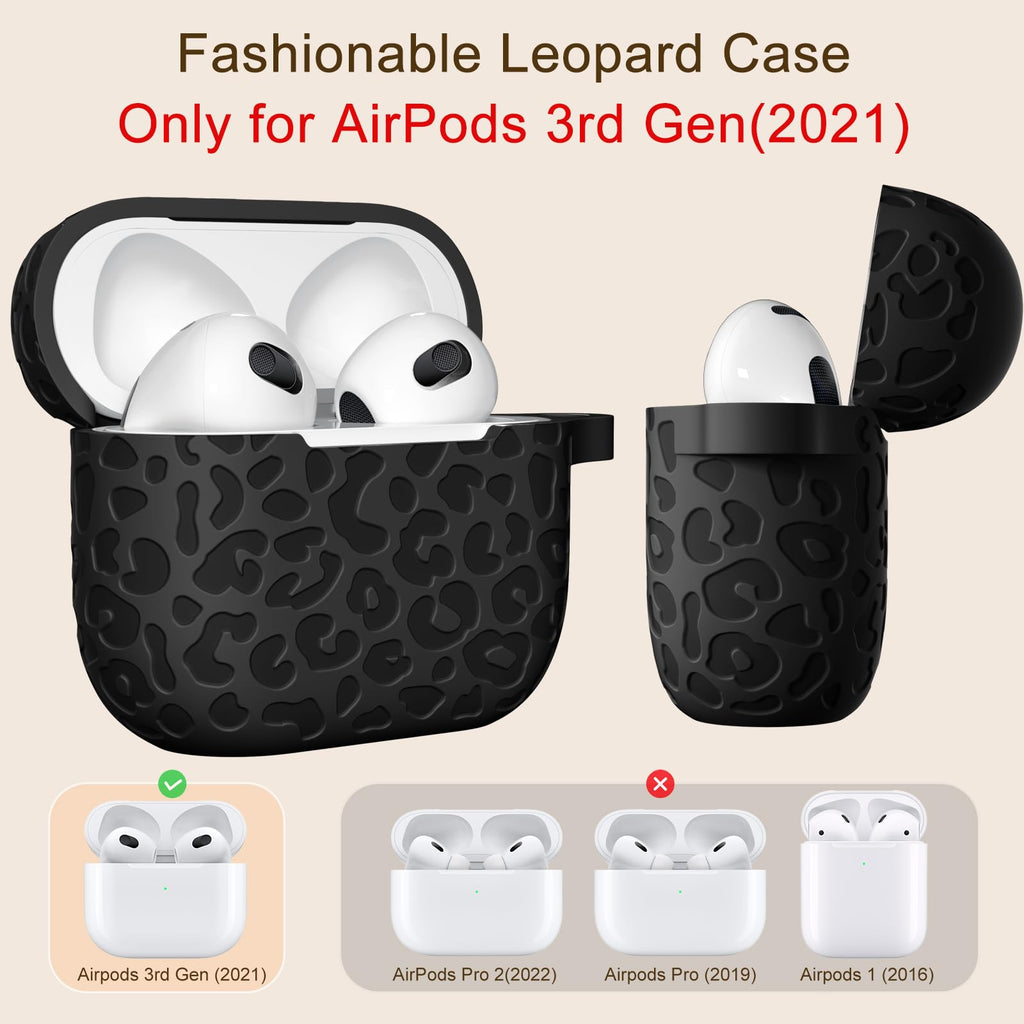 Black AirPod 3rd Generation Case with Keychain D206851