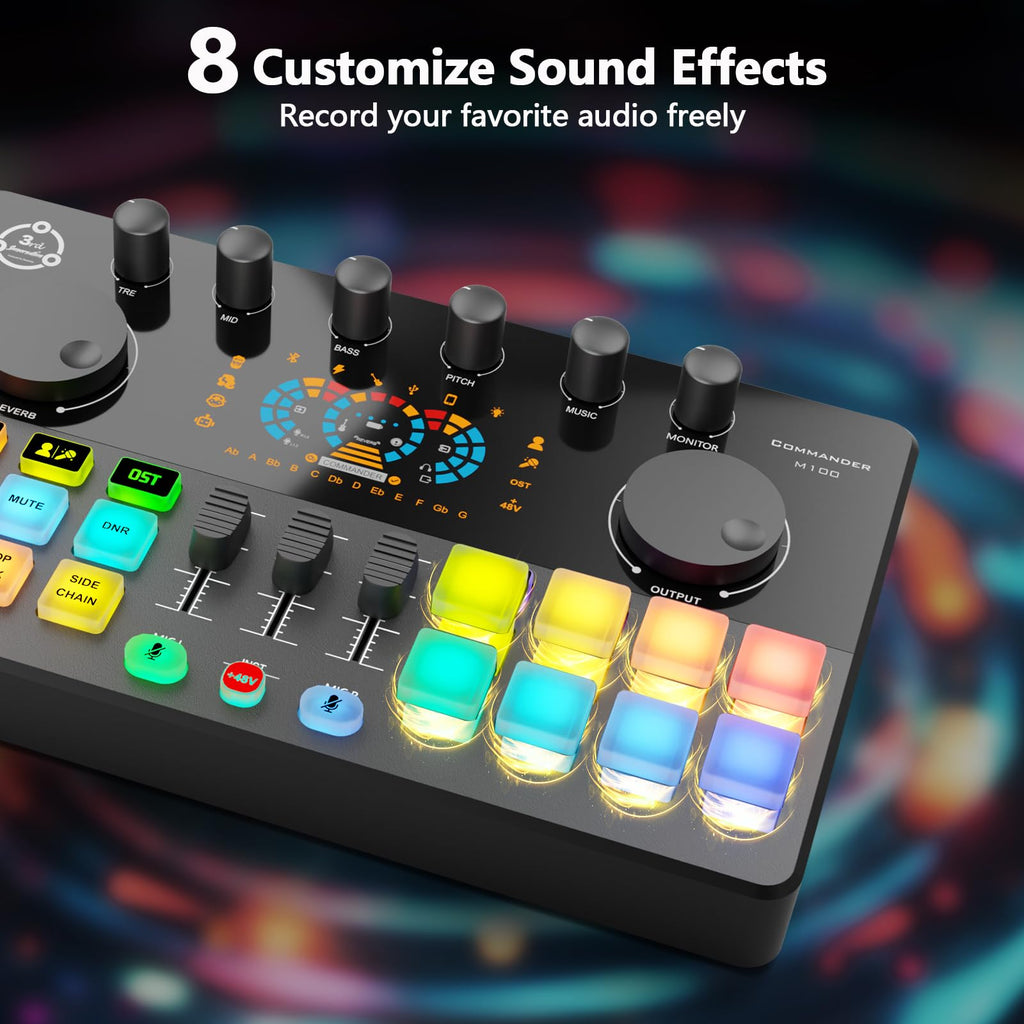 Audio Interface with 4 Dynamic Mics A582