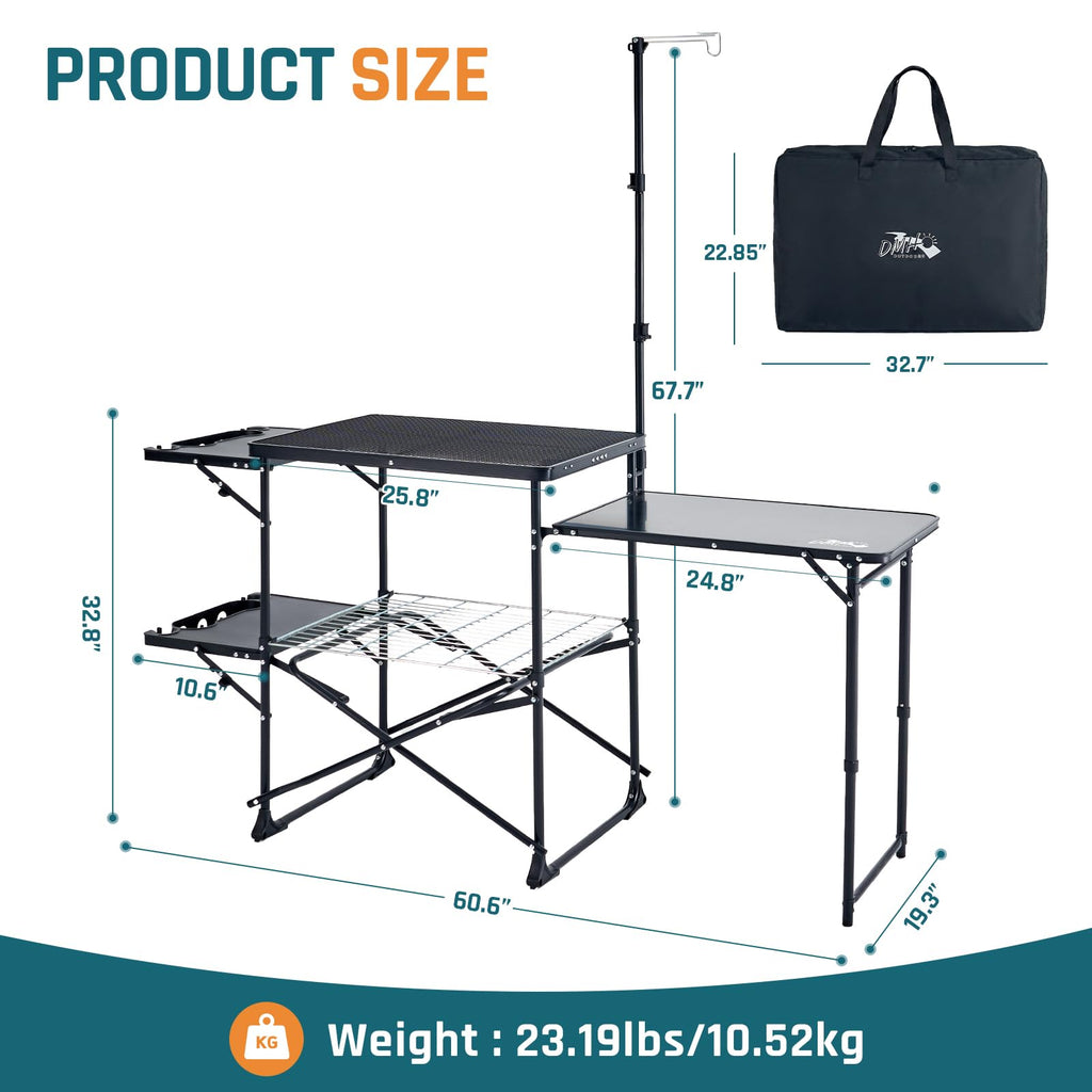 Folding Camping Kitchen Station R5792