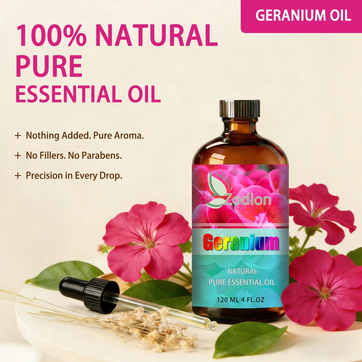 Lavender and Geranium Essential Oil 4 Fl Oz N772907