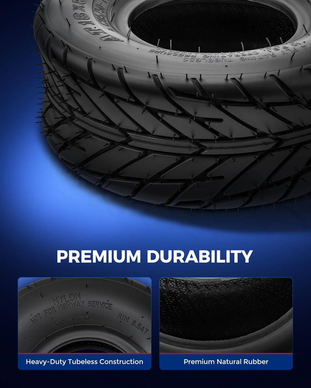 All-Terrain Tires 19x7-8 Set 2 X351814