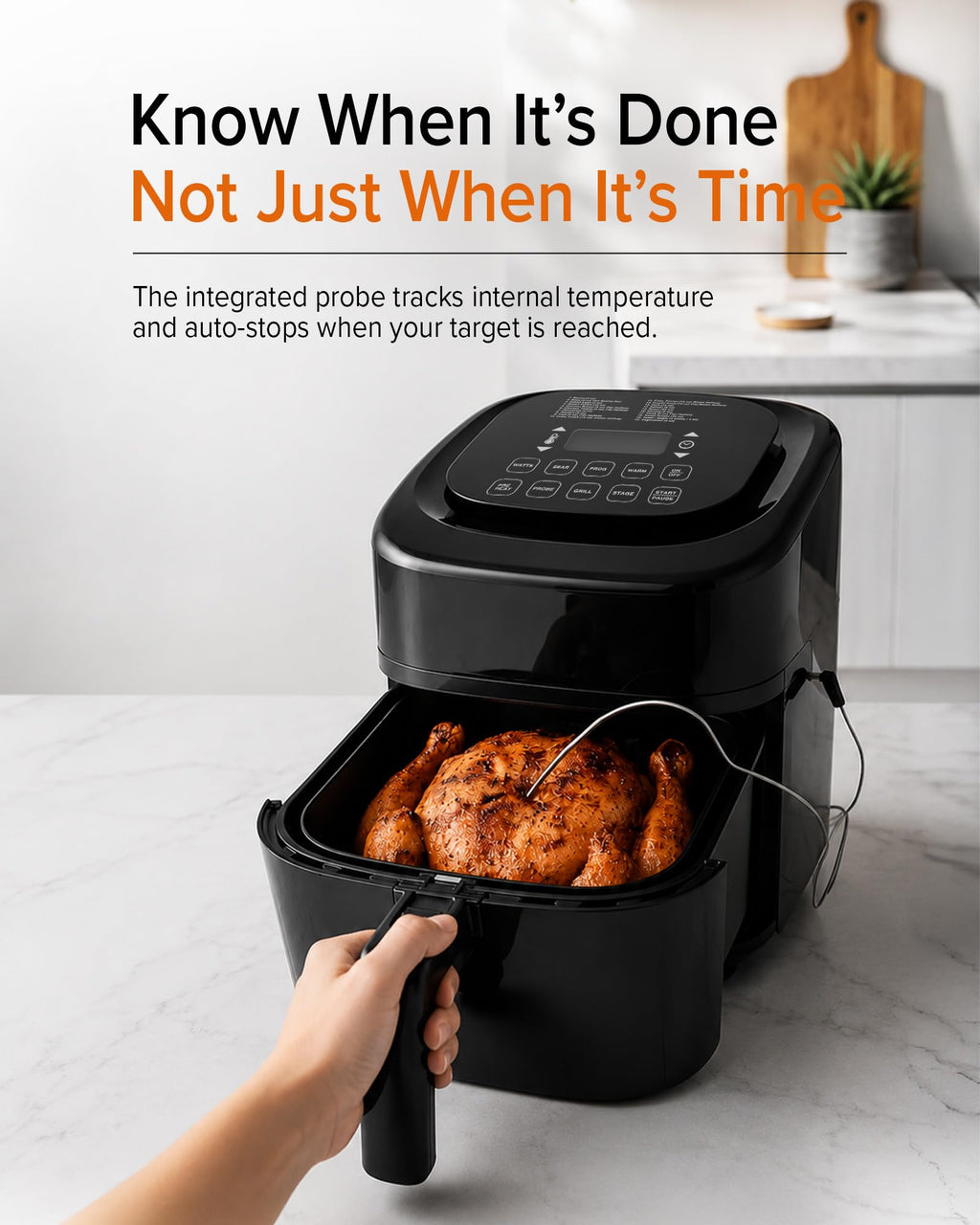 10-in-1 Air Fryer with Smart Probe U51058