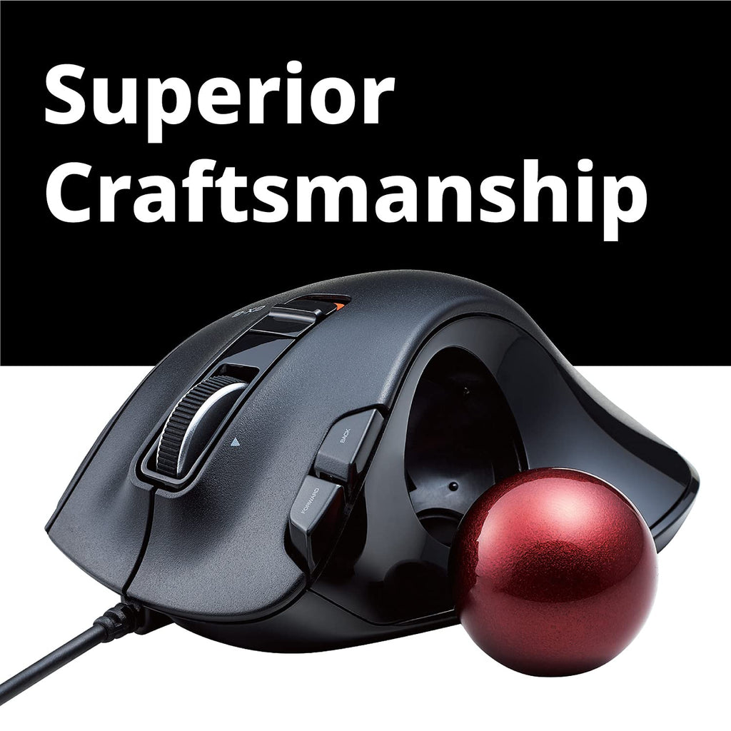 Wired Ergonomic Thumb Control Trackball Mouse G956860
