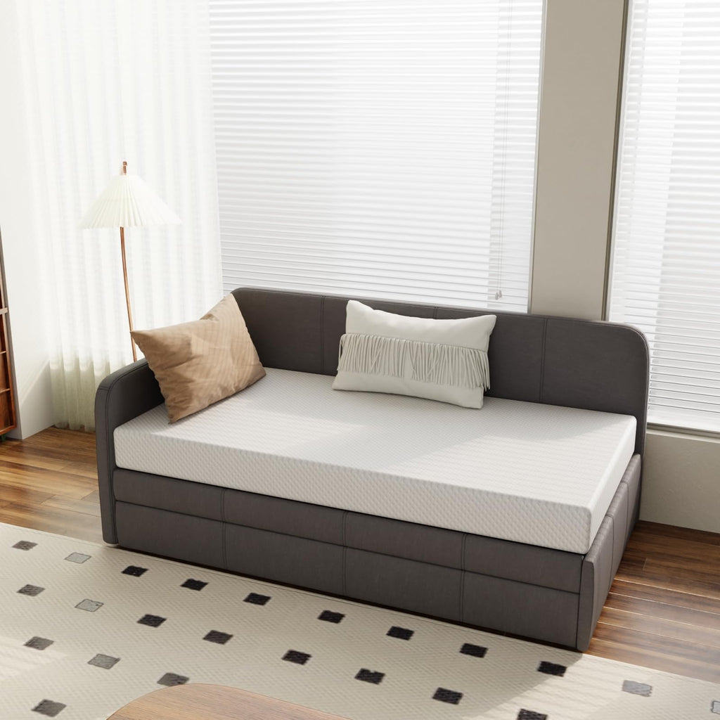 5 Inch Medium Firm Cooling Gel Memory Foam Twin Mattress P6781