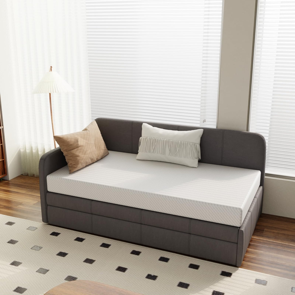 5 Inch Medium Firm Cooling Gel Memory Foam Twin Mattress P6781