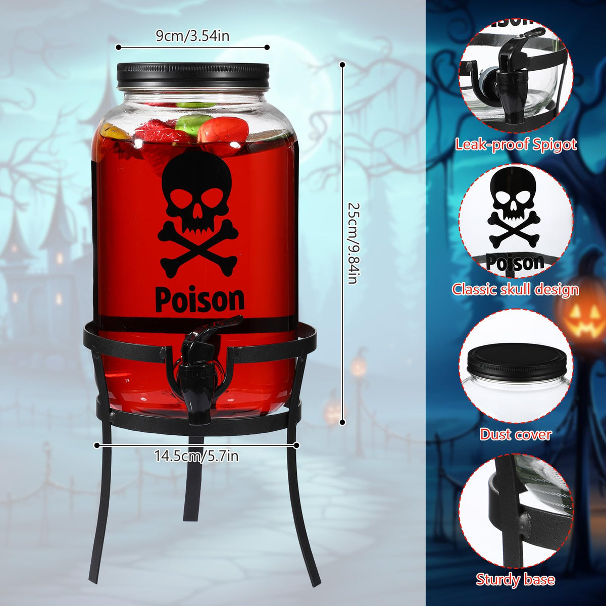 Glass Beverage Dispenser U3920