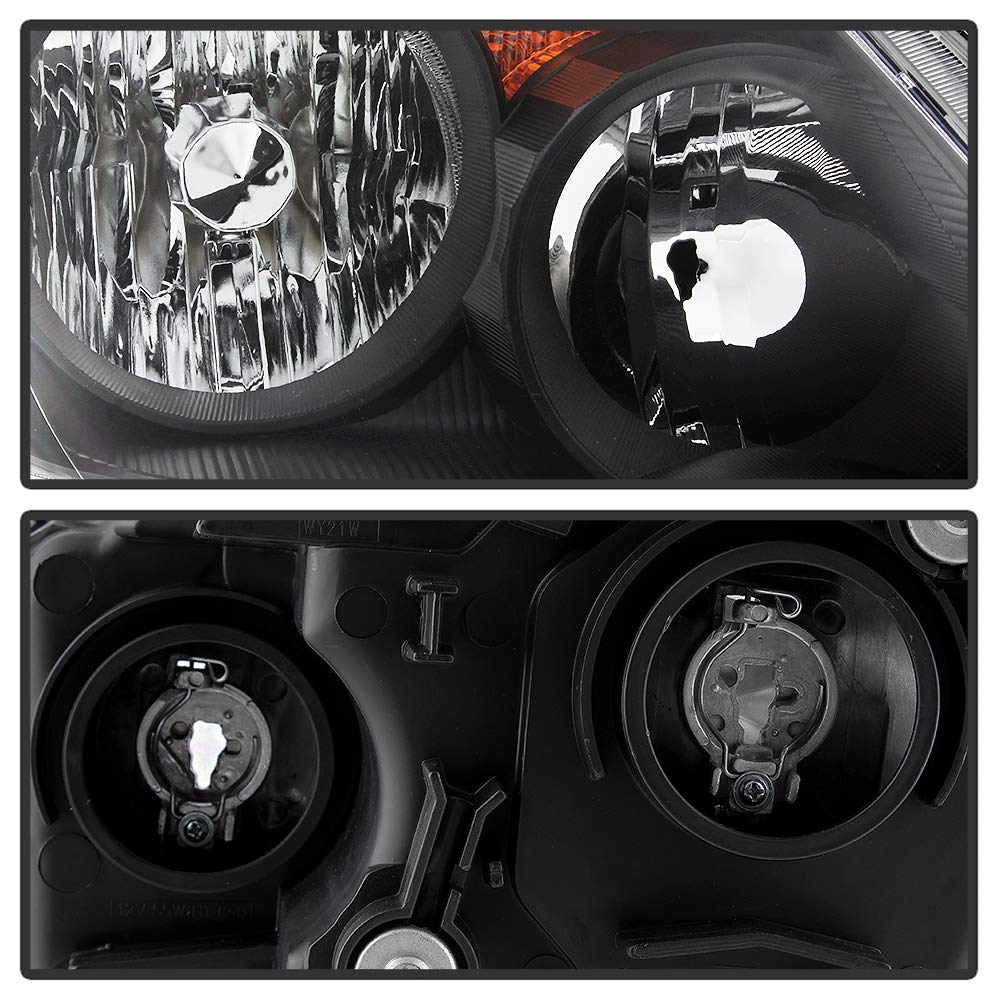 Black Headlights Replacement Pair Set H25691