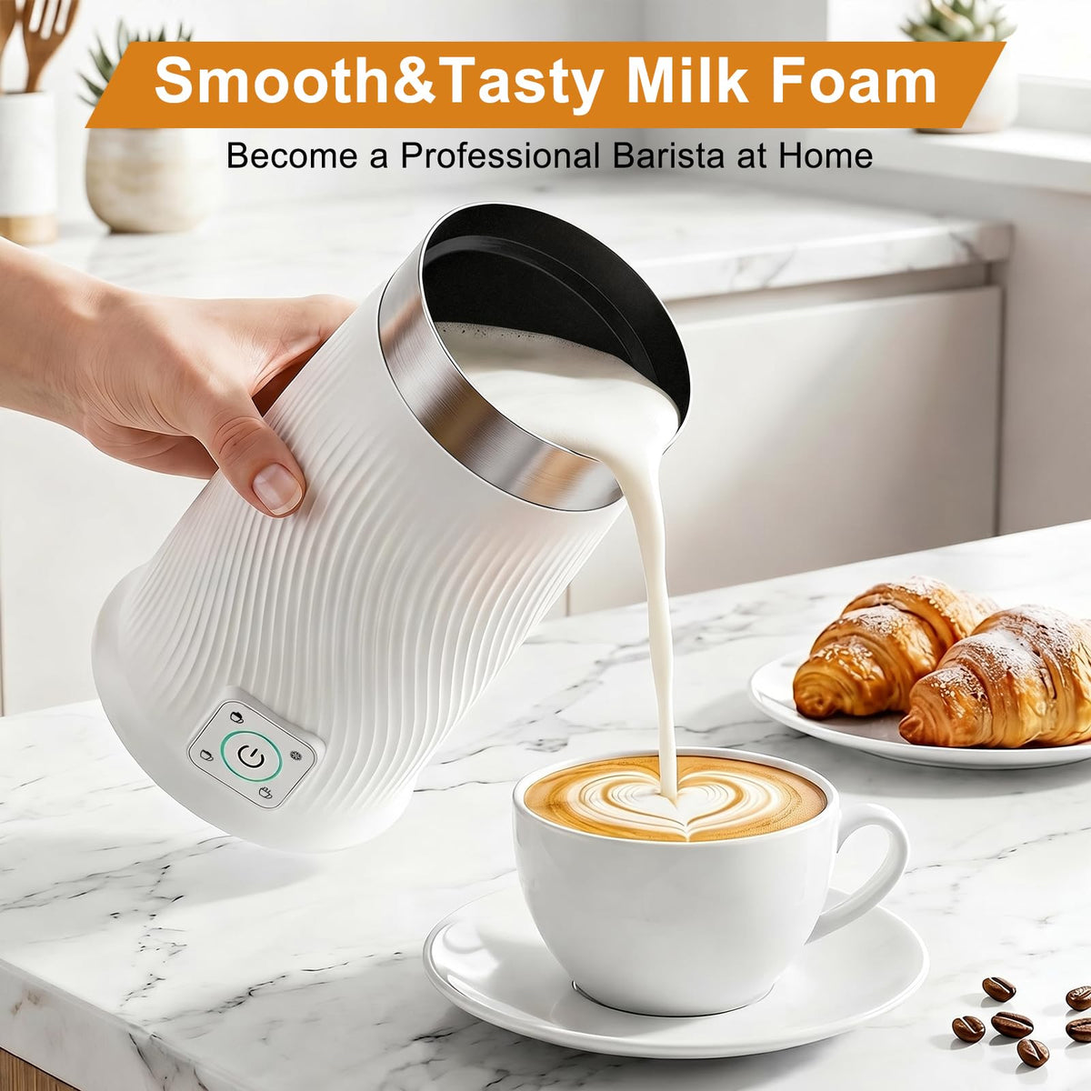 4-in-1 Electric Milk Frother F855