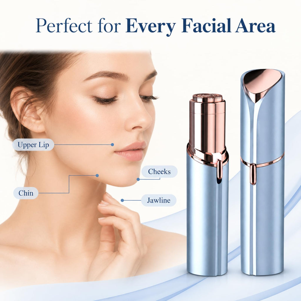 Facial Hair Remover with 2 Replacement Heads A503