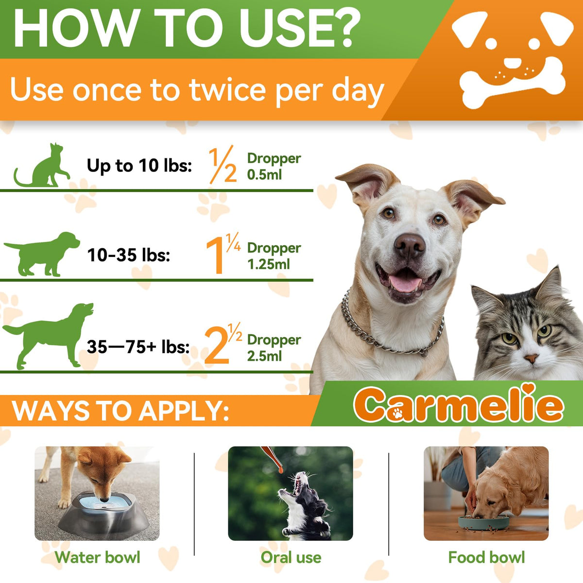 Flea and Tick Prevention for Dogs and Cats 60ml F1941