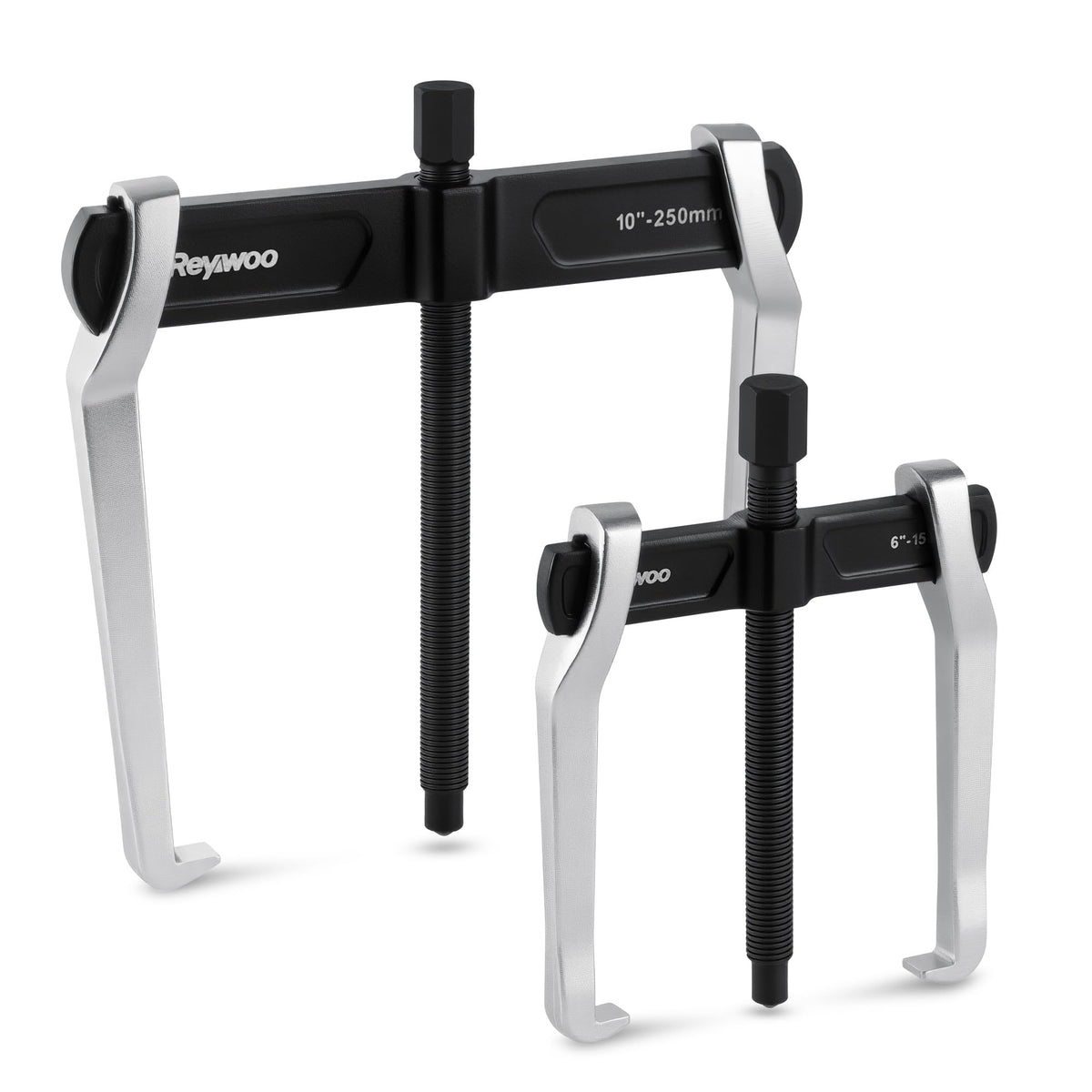 2-Jaw Gear Puller Set, 2 Pack Heavy-Duty Bearing, Flywheel, Pulley and Gear Remover Tool H3392
