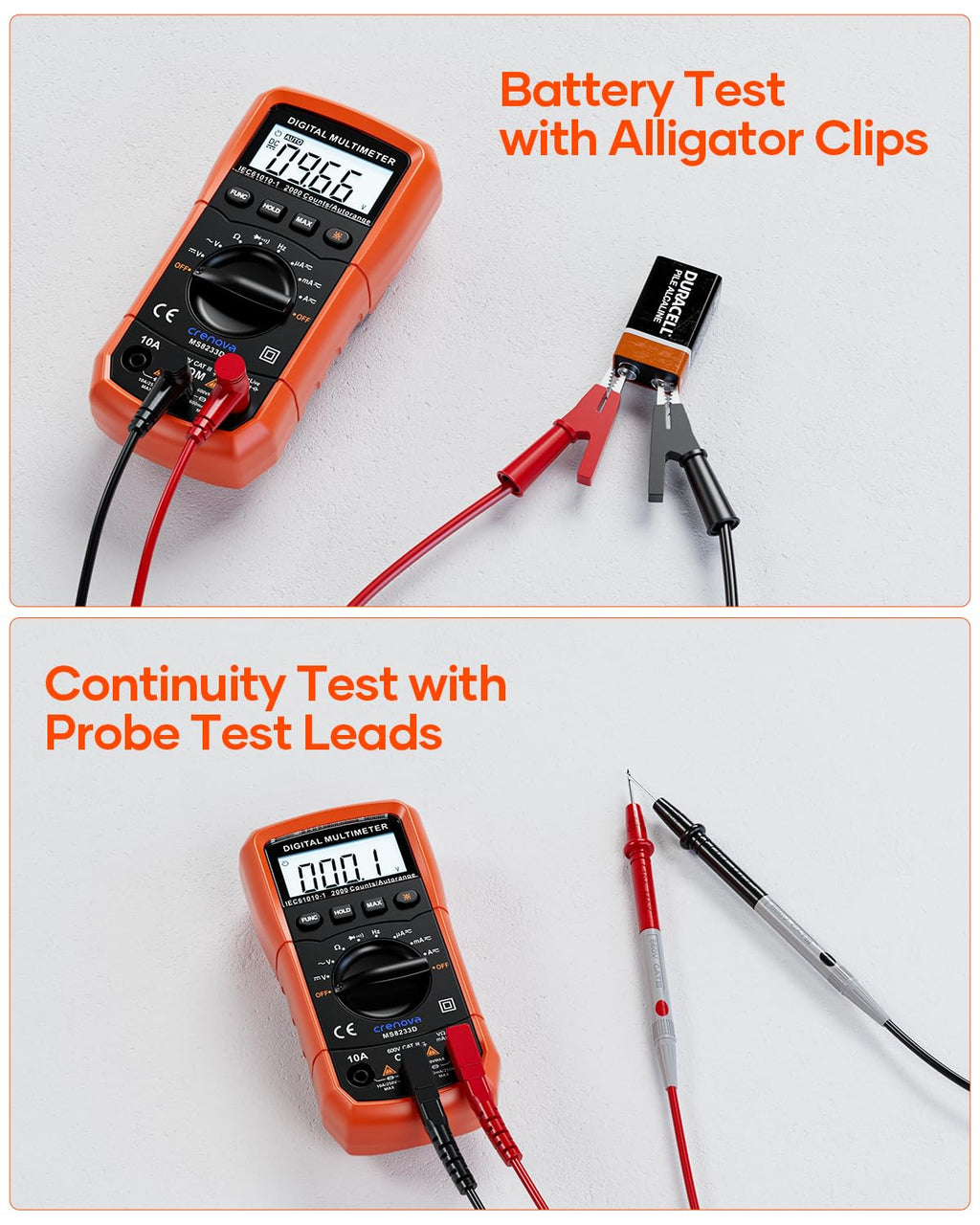 Auto-Ranging Multimeter TRMS 6000 Counts N5504