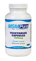 MSM 1000mg Vegetarian Capsules 120 Count B776273