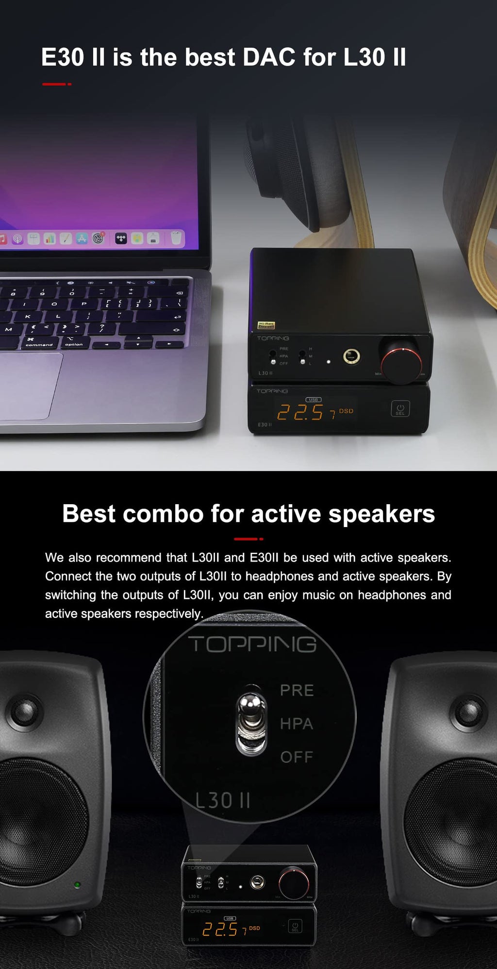 Black Mini HiFi Headphone Amp I70814
