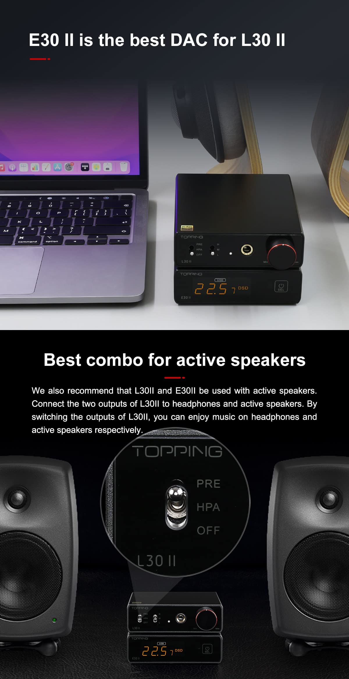Black Mini HiFi Headphone Amp I70814