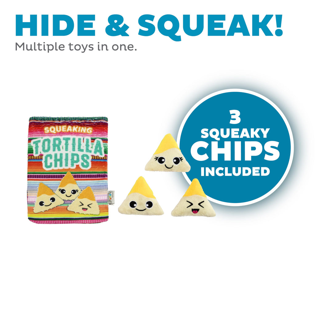 Tortilla Chips Puzzle Squeaky Dog Toys B93835