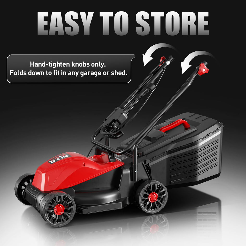16" Corded Lawn Mower with 3-Position Height Adjustment H3143