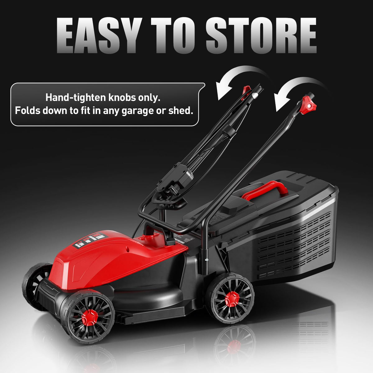 16" Corded Lawn Mower with 3-Position Height Adjustment H3143
