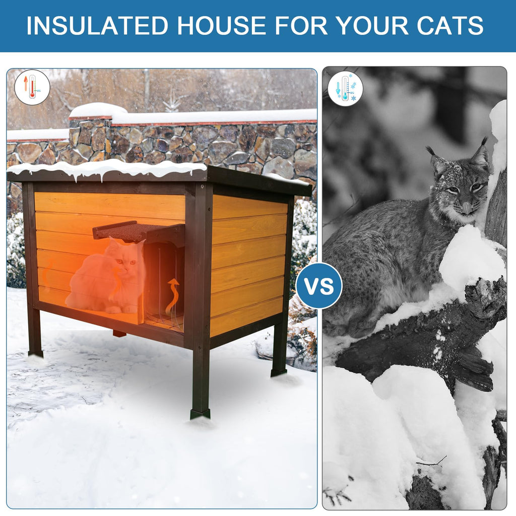 Outdoor Insulated Cat House Z4129
