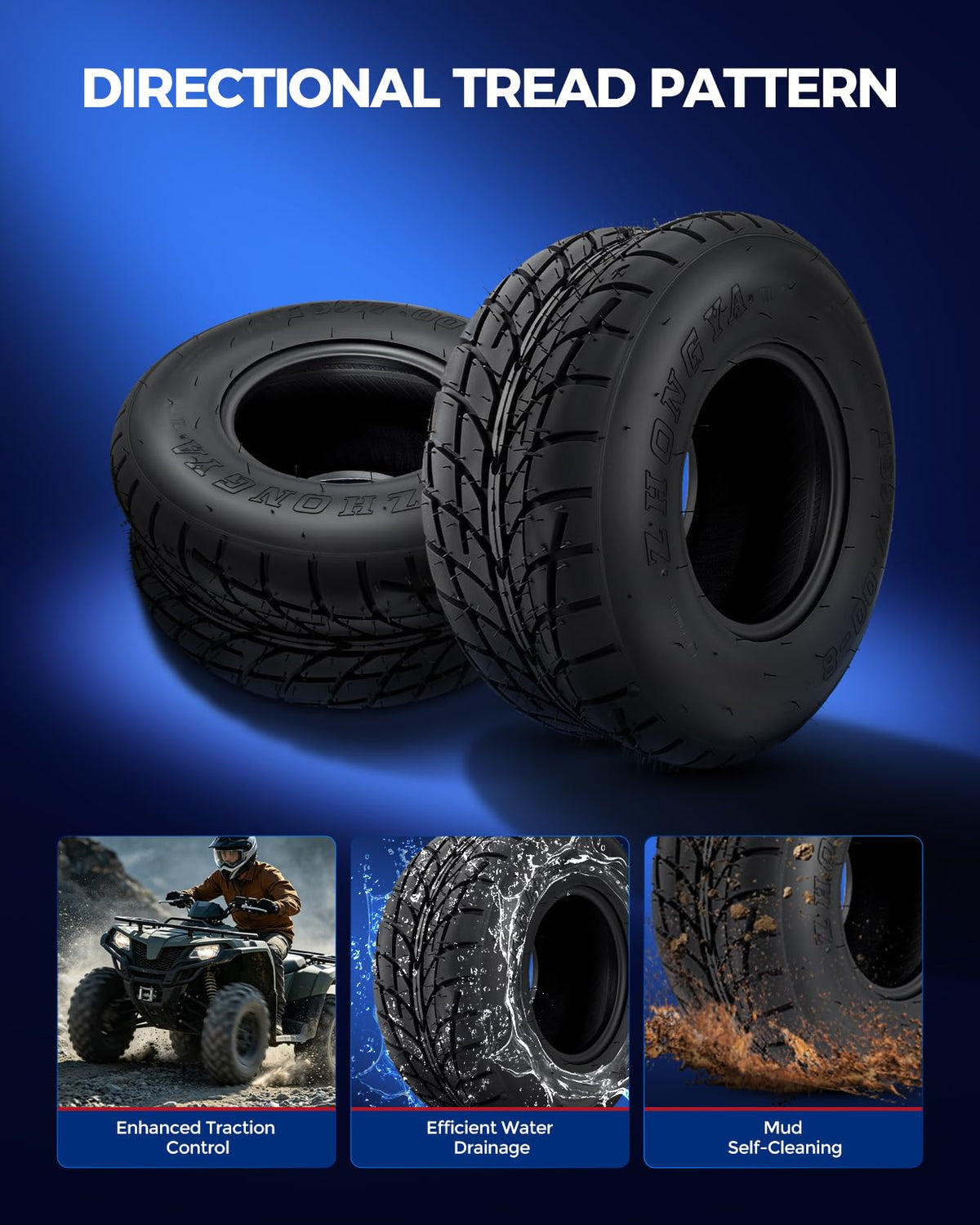 All-Terrain Tires 19x7-8 Set 2 X351814