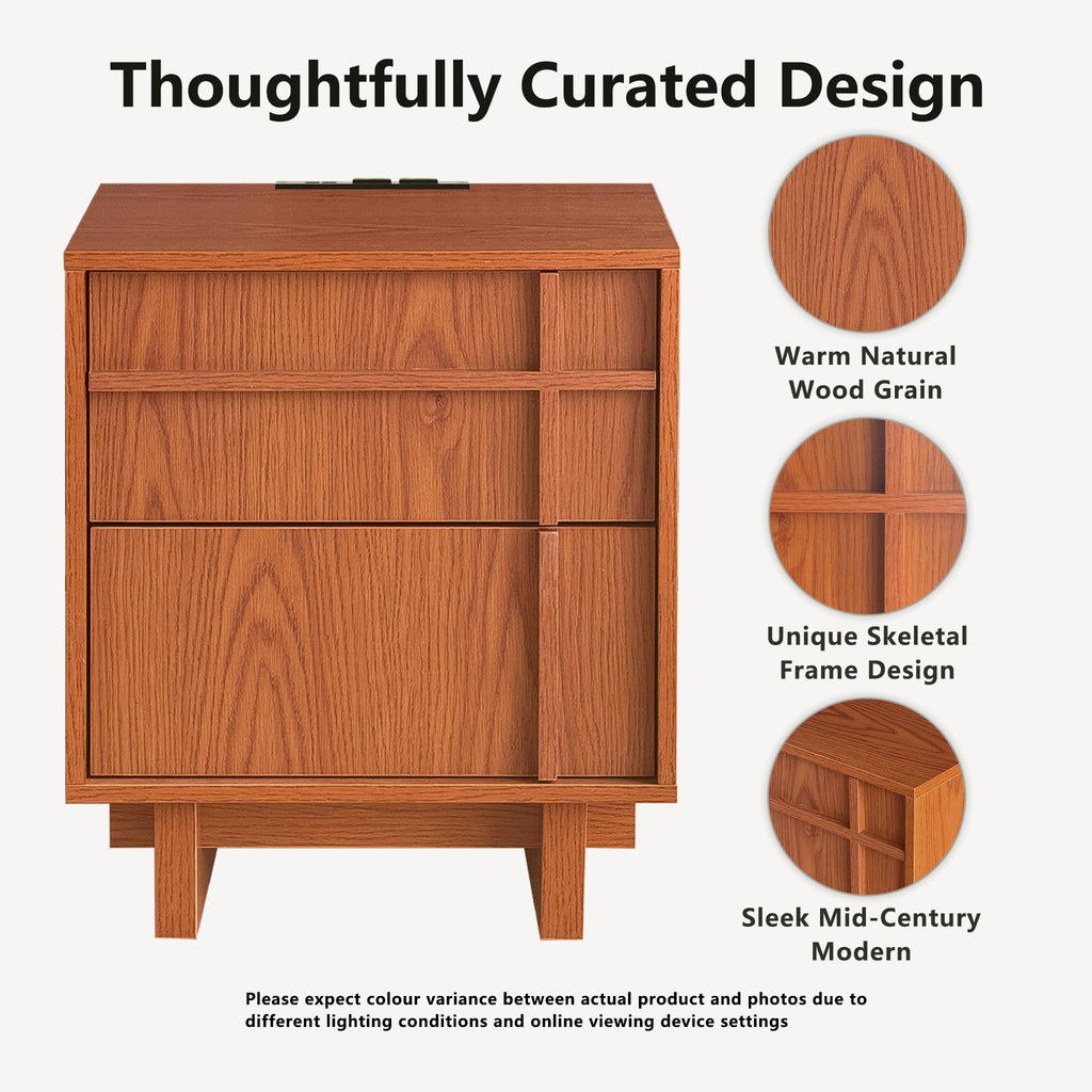 Mid Century Modern Nightstand A7877