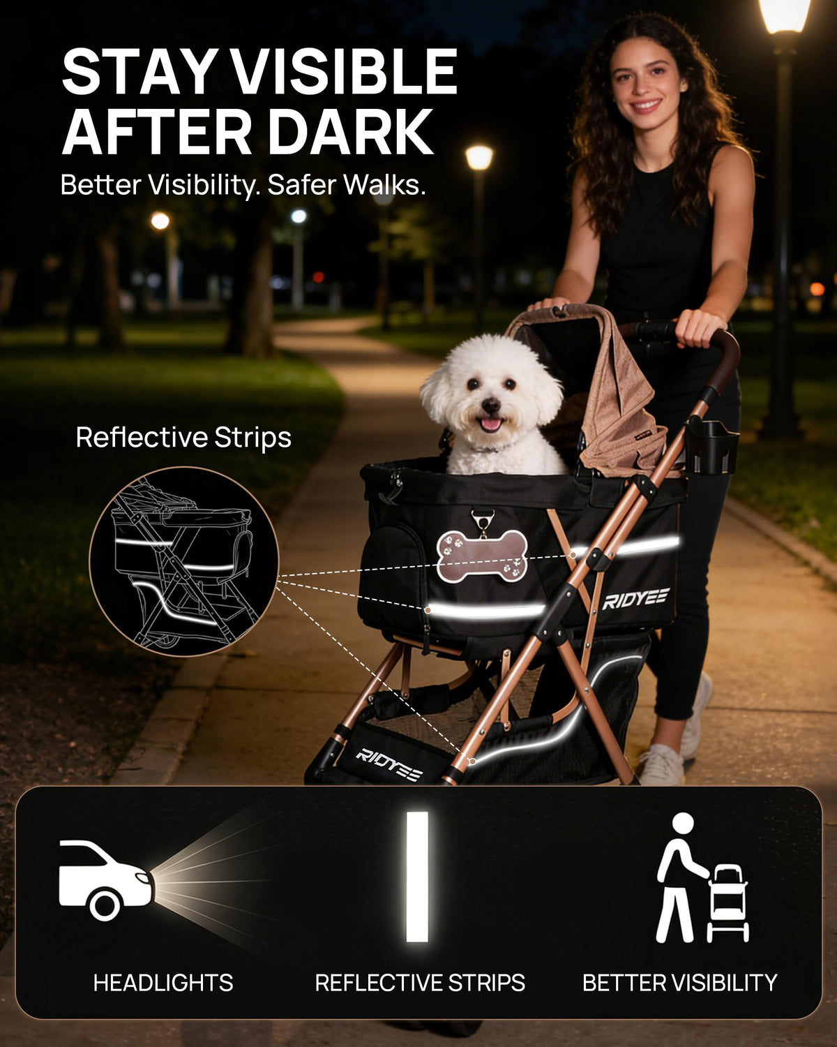 Foldable Dog Stroller R93461