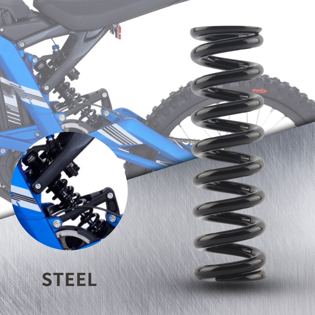 650LBS Rear Shock Absorber Spring A984376