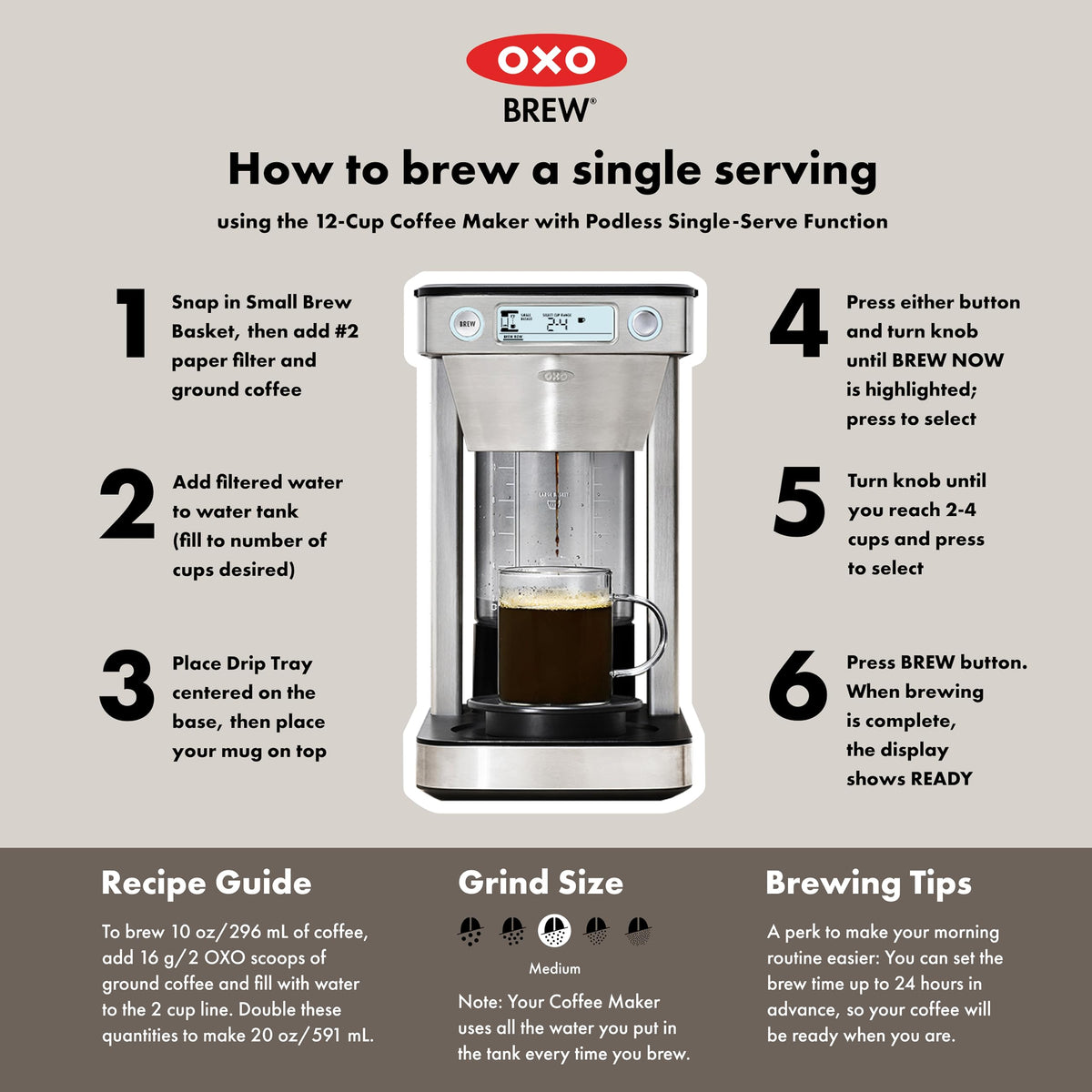 12-Cup Coffee Maker with Single-Serve Function N593157