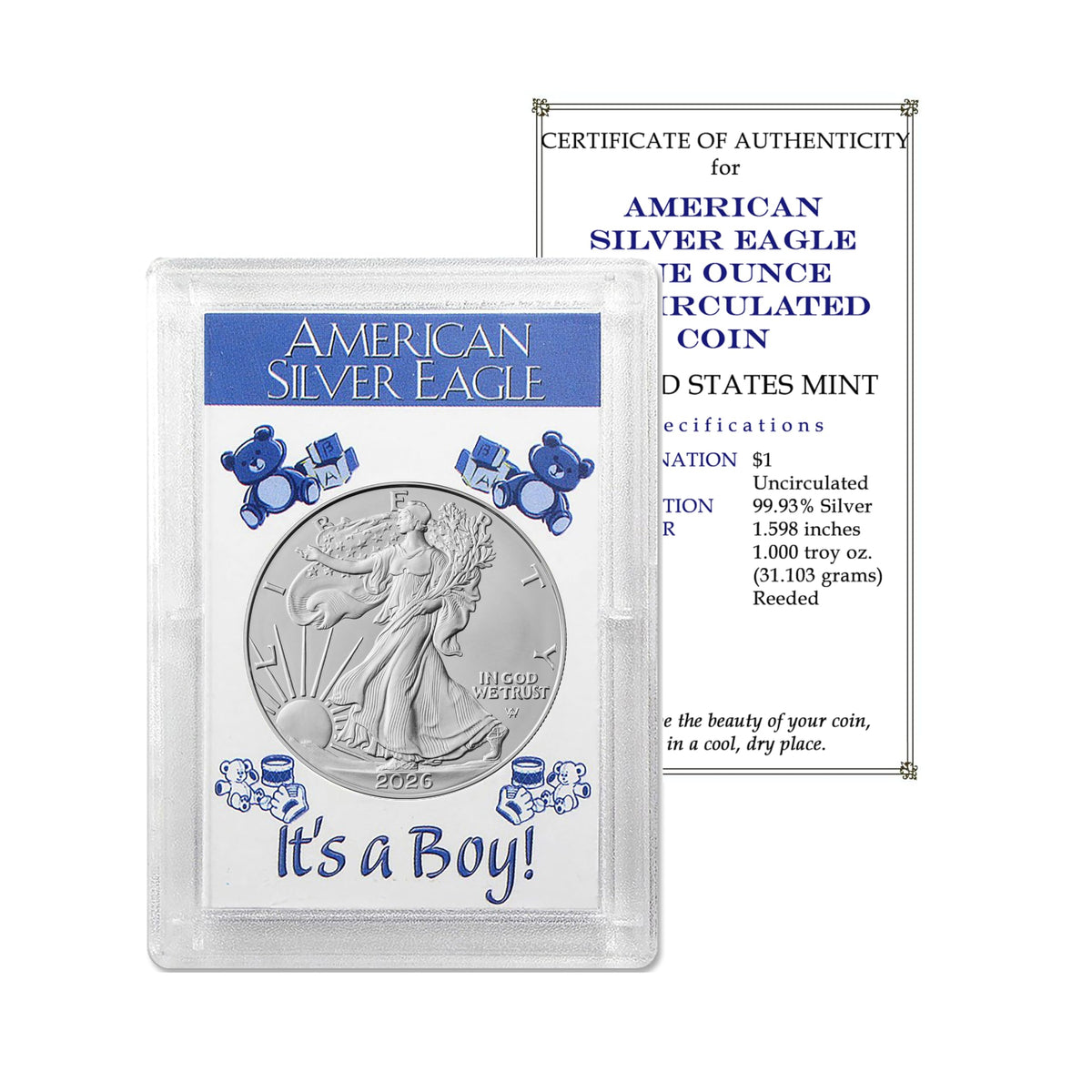 2026 U.S. Silver Eagle 1 oz Brilliant Uncirculated V560822