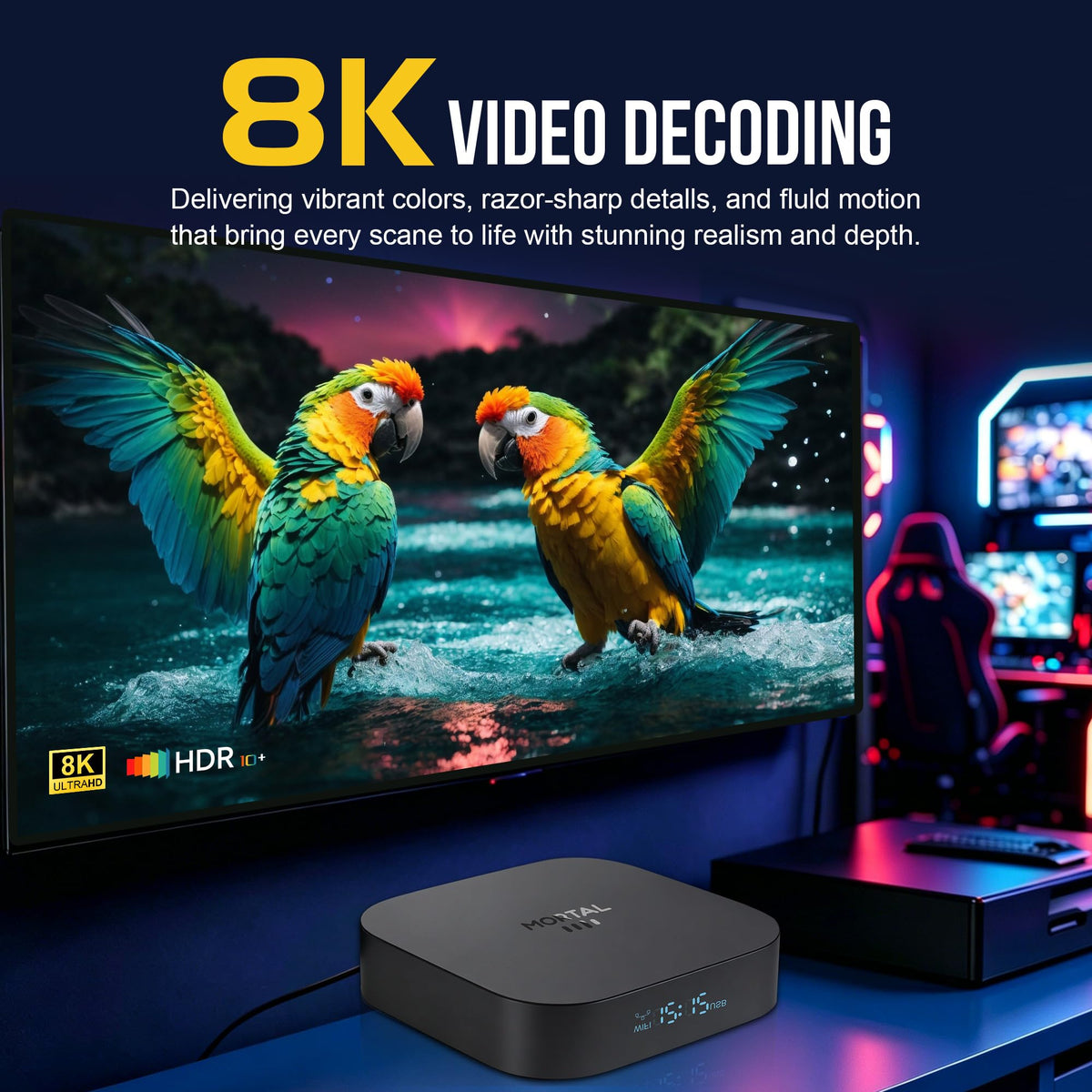 Android 14 TV Box 8K Ultra HD 2GB RAM 16GB ROM U869658