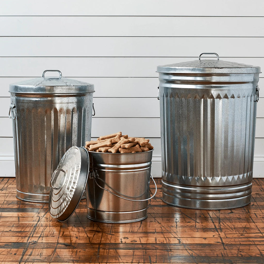 Galvanized Steel 6 Gallon Airtight Storage Jar J329456