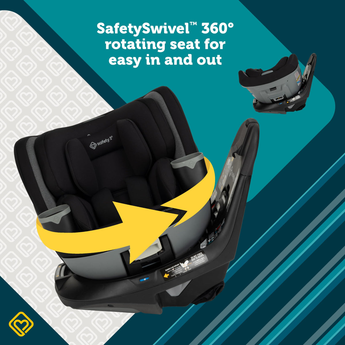 Black Convertible Car Seat U133